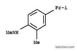 벤젠아민, N,2-디메틸-4-(1-메틸에틸)-(9CI)