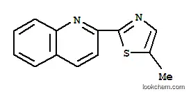 퀴놀린, 2- (5- 메틸 -2- 티아 졸릴)-(4CI)