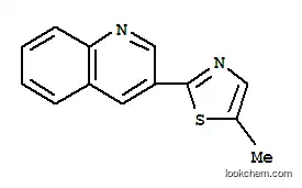 퀴놀린, 3- (5- 메틸 -2- 티아 졸릴)-(4CI)