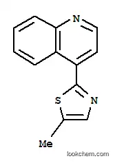퀴놀린, 4- (5- 메틸 -2- 티아 졸릴)-(4CI)
