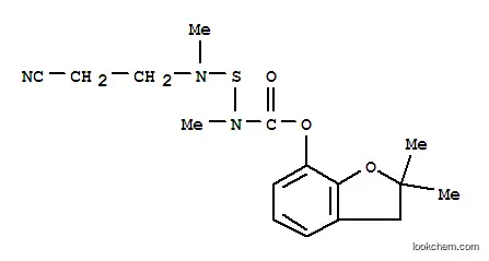 (2,2-디메틸-3H-벤조푸란-7-일) N-(2-시아노에틸-메틸-아미노)술파니 XNUMXN-메틸-카르바메이트