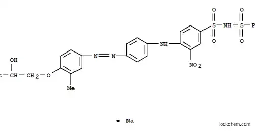 4-[[4-[[4-(2-ヒドロキシブトキシ)-3-メチルフェニル]アゾ]フェニル]アミノ]-3-ニトロ-N-(フェニルスルホニル)-N-ソジオベンゼンスルホンアミド