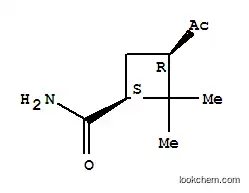 사이클로부탄카복사미드, 3-아세틸-2,2-디메틸-, 시스-(9CI)