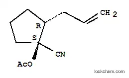 시클로펜탄카르보니트릴, 1-(아세틸옥시)-2-(2-프로페닐)-, (1R,2S)-rel-(9CI)