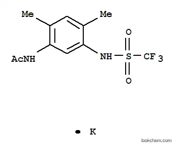 칼륨 N- [2,4- 디메틸 -5- (트리 플루오로 메틸 술 포닐 아미노) 페닐] 에탄 이미 데이트