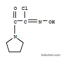 1-피롤리딘에탄이미도일 클로라이드, N-하이드록시-알파-옥소-(9CI)