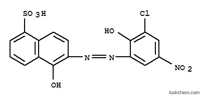 6-[(3-クロロ-2-ヒドロキシ-5-ニトロフェニル)アゾ]-5-ヒドロキシ-1-ナフタレンスルホン酸