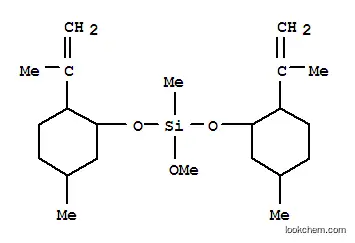 メトキシ(メチル)ビス[[(1R)-5β-メチル-2α-(1-メチルエテニル)シクロヘキサン-1β-イル]オキシ]シラン