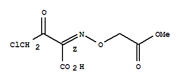 2-Methoxycarbonylmethoxyimino-4-chloro-3-oxobutyricacid
