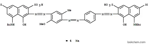 5-(アセチルアミノ)-3-[[4-[[4-[[8-(アセチルアミノ)-1-ヒドロキシ-3,6-ジ(ソジオスルホ)-2-ナフチル]アゾ]-5-メトキシ-2-メチルフェニル]アゾ]フェニル]アゾ]-4-ヒドロキシナフタレン-2,7-ジスルホン酸ジナトリウム