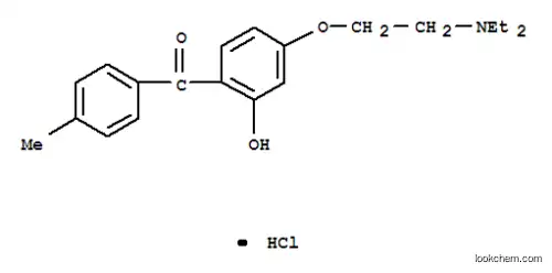 [4-[2-(디에틸아미노)에톡시]-2-히드록시페닐](4-메틸페닐)케톤염산염