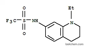메탄술폰아미드, N-(1-에틸-1,2,3,4-테트라히드로-7-퀴놀리닐)-1,1,1-트리플루오로-