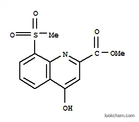 2-퀴놀린카르복실산, 4-히드록시-8-(메틸술포닐)-, 메틸 에스테르
