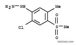 2-클로로-5-메틸-4-(메틸술포닐)페닐히드라진