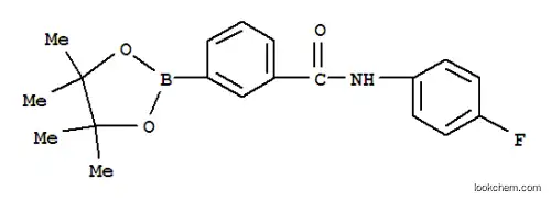 3-(4-플루오로페닐)아미노카본페닐페닐보론산 피나콜 에스테르