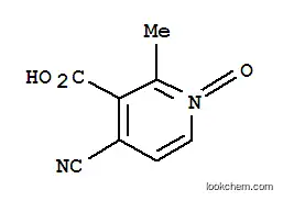 니코틴산, 4-시아노-2-메틸-, 1-옥사이드(6CI)