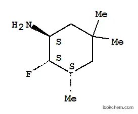 시클로헥산아민, 2-플루오로-3,5,5-트리메틸-, (1알파,2베타,3베타)-(9CI)