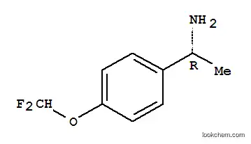 벤젠메탄아민, 4-(디플루오로메톡시)-α-메틸-, (αR)-