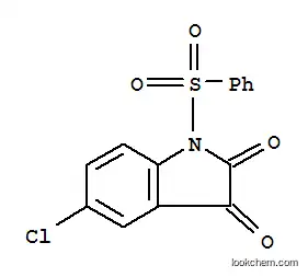 5-クロロ-1-(フェニルスルホニル)-1H-インドール-2,3-ジオン