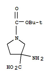 3-Amino-1-(tert-butoxycarbonyl)pyrrolidine-3-carboxylicacid