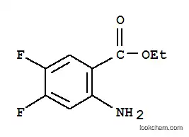벤조산, 2-아미노-4,5-디플루오로-, 에틸 에스테르(9CI)