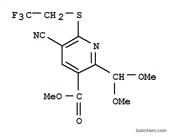 메틸 5-시아노-2-(다이메톡시메틸)-6-(2,2,2-트리플루오로에틸티오)니코틴산염