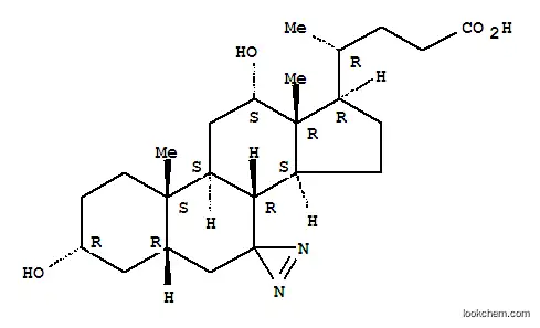 7,7-아조-3-a,12-a-디하이드록시콜란산