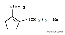 실란, (2-헥실-1-시클로펜텐-1-일)트리메틸-