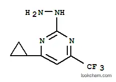 (4-시클로프로필-6-트리플루오로메틸-피리미딘-2-YL)-히드라진