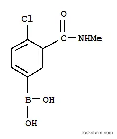 4-클로로-3-(N-메틸카르바모일)페닐붕소산