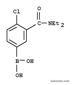 4-CHLORO-3-(N,N-DIETHYLCARBAMOYL)페닐보론산