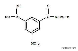 3-(N-부틸카르바모일)-5-니트로페닐붕소산