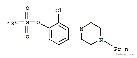 메탄술폰산, 1,1,1-트리플루오로-, 2-클로로-3-(4-프로필-1-피페라지닐)페닐 에스테르