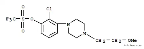 메탄술폰산, 1,1,1-트리플루오로-, 2-클로로-3-[4-(2-메톡시에틸)-1-피페라지닐]페닐 에스테르