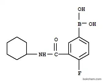3-(CYCLOHEXYLCARBAMOYL)-4-플루오로벤젠보론산