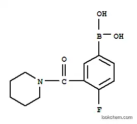 4-플루오로-3-(피페리딘-1-일카르보닐)벤젠붕소산
