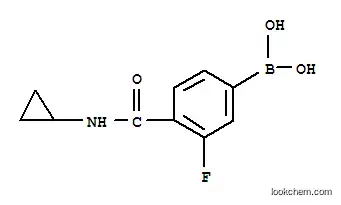 4-(사이클로프로필카바모일)-3-플루오로페닐보론산