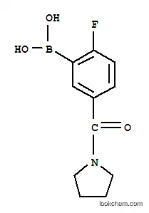 2-플루오로-5-(피롤리딘-1-카르보닐)페닐붕소산