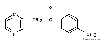 2-PYRAZIN-2-YL-1- [4- (TRIFLUOROMETHYL) PHENYL] 에타 논