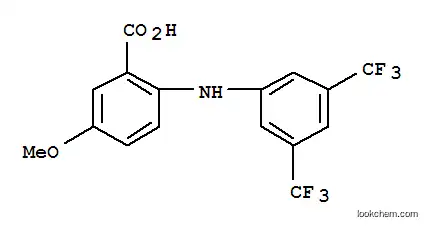벤조산, 2-[[3,5-비스(트리플루오로메틸)페닐]아미노]-5-메톡시-