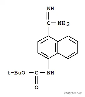 (4-CARBAMIMIDOYL-NAPHTHALEN-1-YL)-CARBAMIC ACID TERT-부틸 에스테르