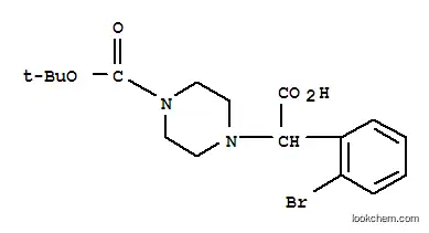 2-(4-BOC-피페라지닐)-2-(2-브로모-페닐)아세트산