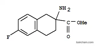 2-AMINO-6-FLUORO-1,2,3,4-TETRAHYDRO-NAPHTHALENE-2-CARBOXYLIC ACID 메틸 에스테르