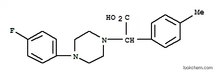 [4-(4-FLUORO-PHENYL)-PIPERAZIN-1-YL]-P-TOLYL-아세트산