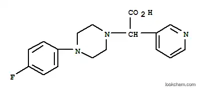 [4-(4-플루오로-페닐)-피페라진-1-일]-피리딘-3-일-아세트산