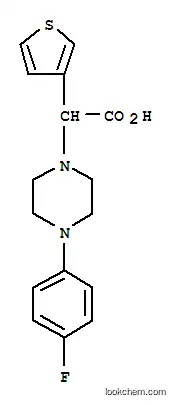 [4-(4-FLUORO-PHENYL)-PIPERAZIN-1-YL]-THIOPHEN-3-YL-아세트산