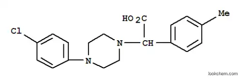 [4-(4-CHLORO-PHENYL)-PIPERAZIN-1-YL]-P-TOLYL-아세트산