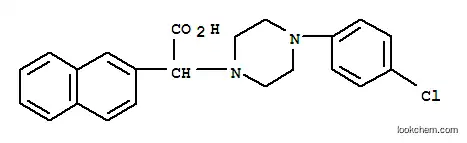 [4-(4-클로로-페닐)-피페라진-1-일]-나프탈렌-2-일-아세트산
