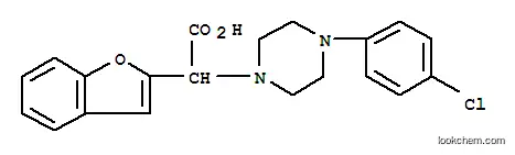 BENZOFURAN-2-YL-[4-(4-CHLORO-PHENYL)-PIPERAZIN-1-YL]-아세트산
