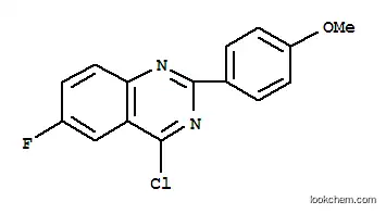 4-클로로-6-플루오로-2-(4-메톡시-페닐)-퀴나졸린